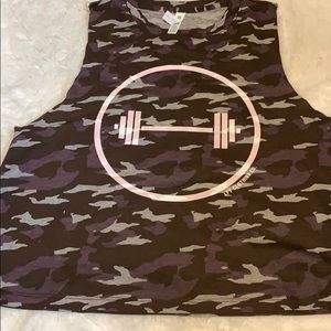 LFT Clothing Co racer back crop tank